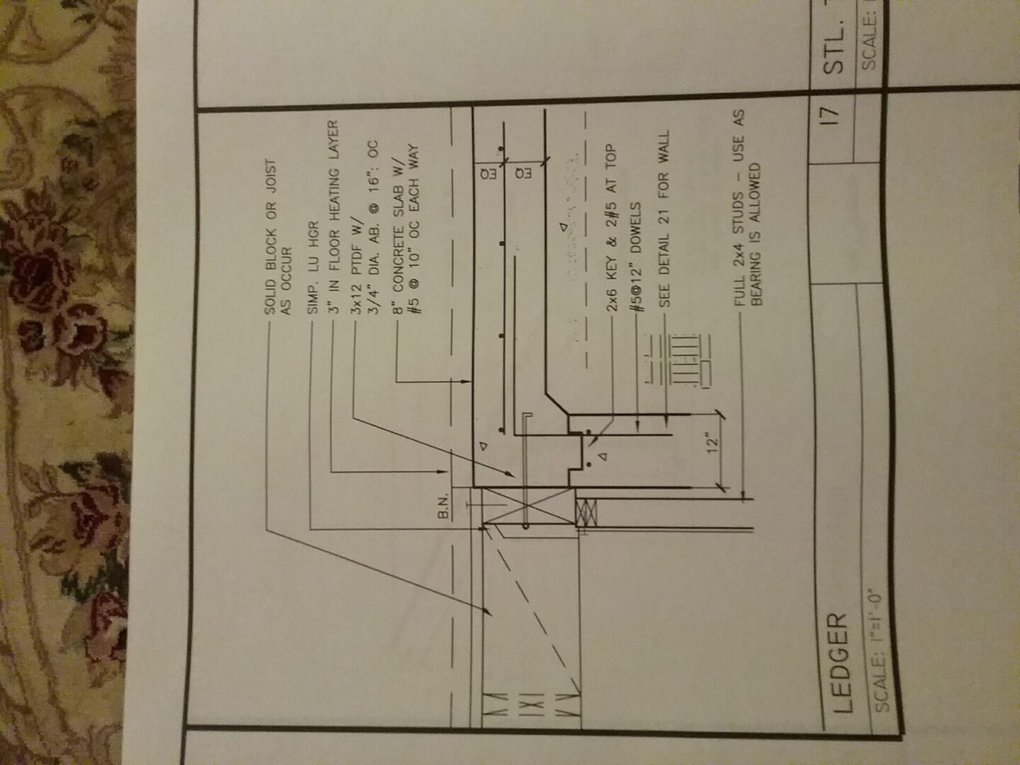 A drawing of the floor plan for a house.