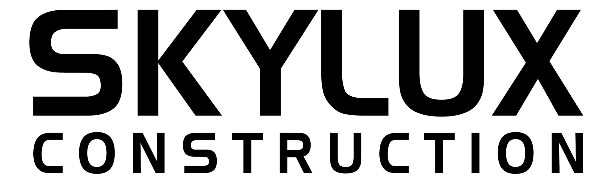 A black and white logo of the name kyler construction.